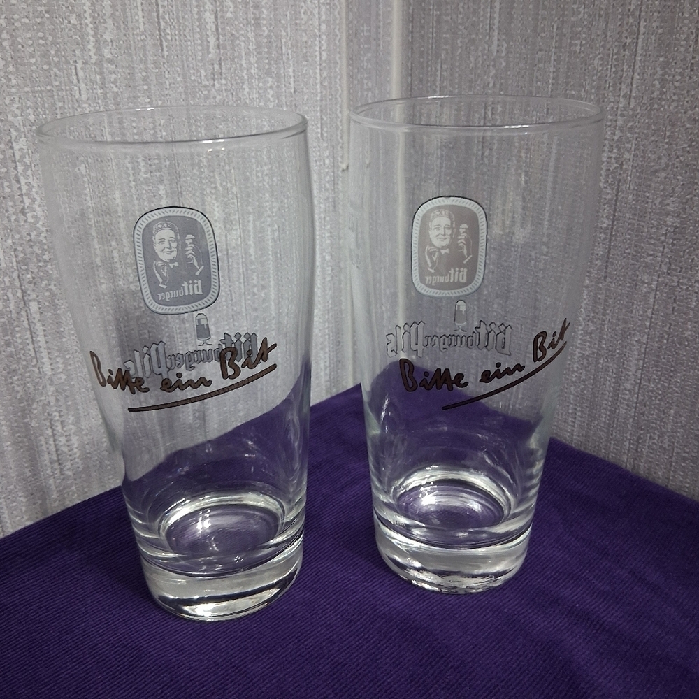 Vintage Bitburger Pils Bierstiefel Beer Boot Barware Glasses - Picture 9 of 16